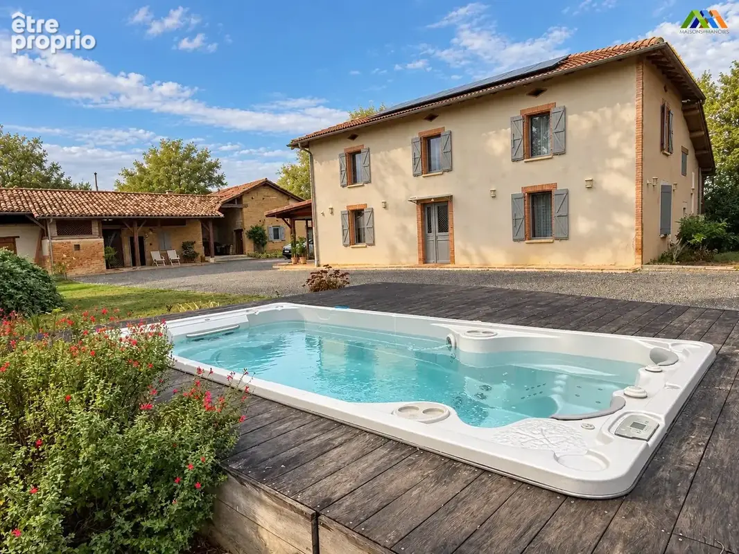 Belle maison de campagne avec vue sur les Pyrénées