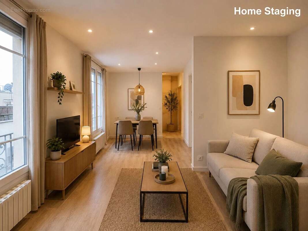 Appartement Le Pre Saint Gervais 1 pièce(s) 30.54 m2 - photo 3