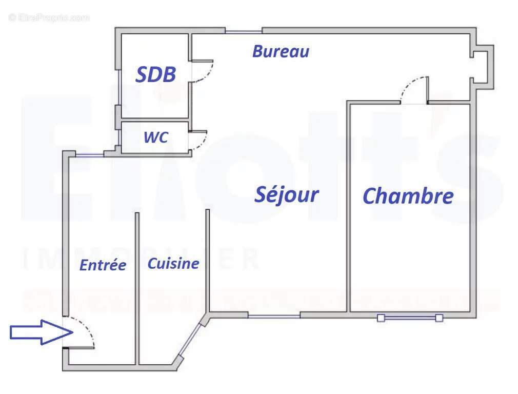 Tolbiac - bel immeuble ancien - photo 14