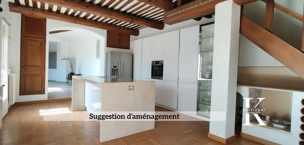 Projection de transformation  - Maison à L'ISLE-SUR-LA-SORGUE