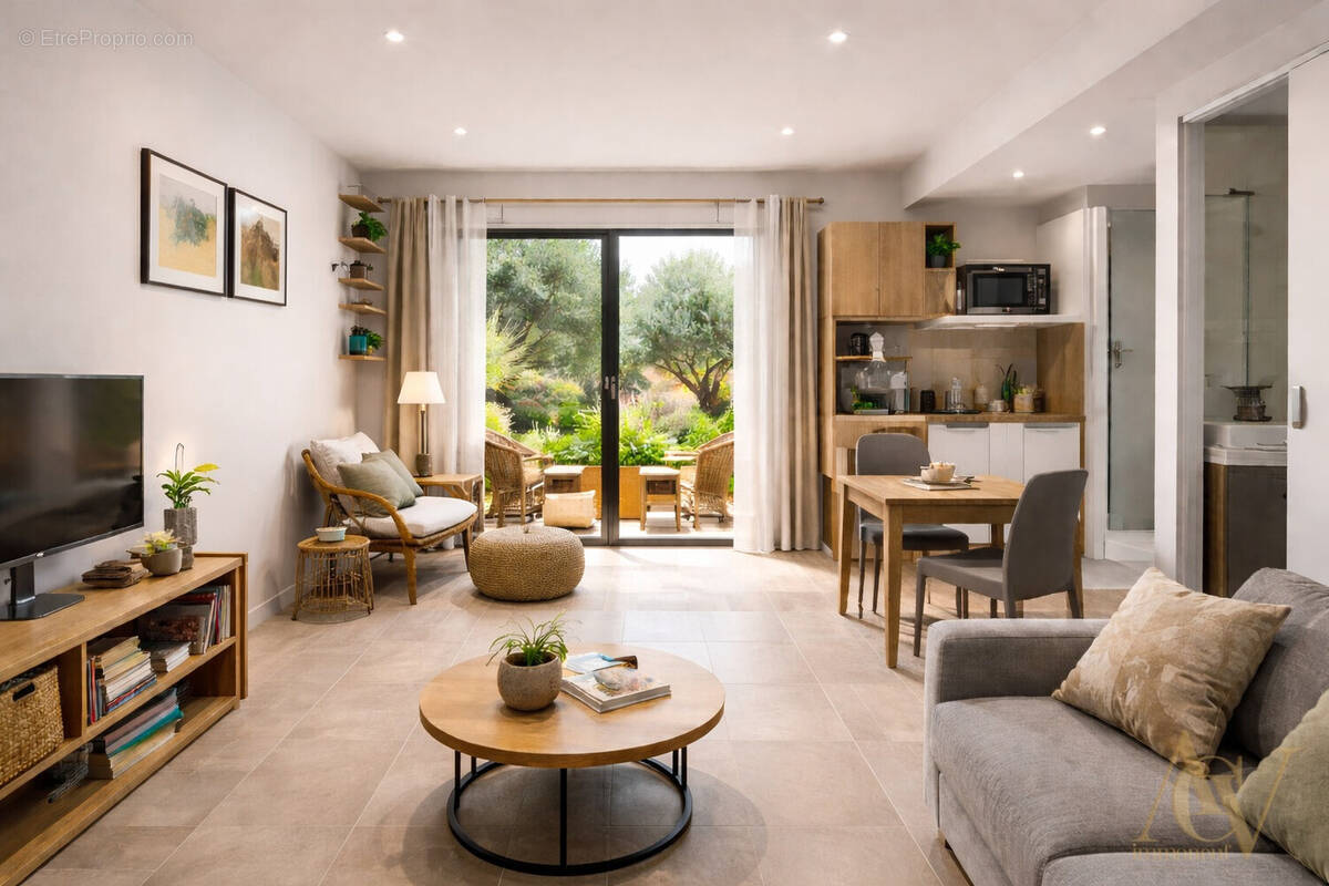 Grand T1 Roquebrune Cap Martin 1 - Appartement à ROQUEBRUNE-CAP-MARTIN