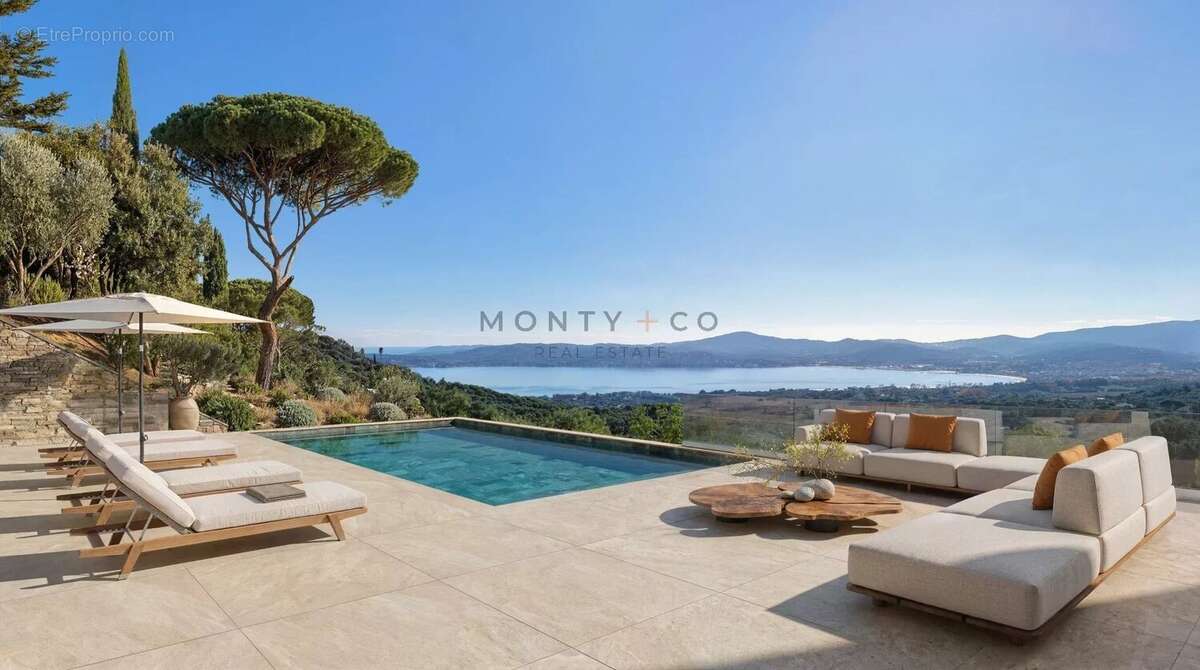 Vente villa 5 chambres vue mer dans un domaine privé a Grimaud - photo 2