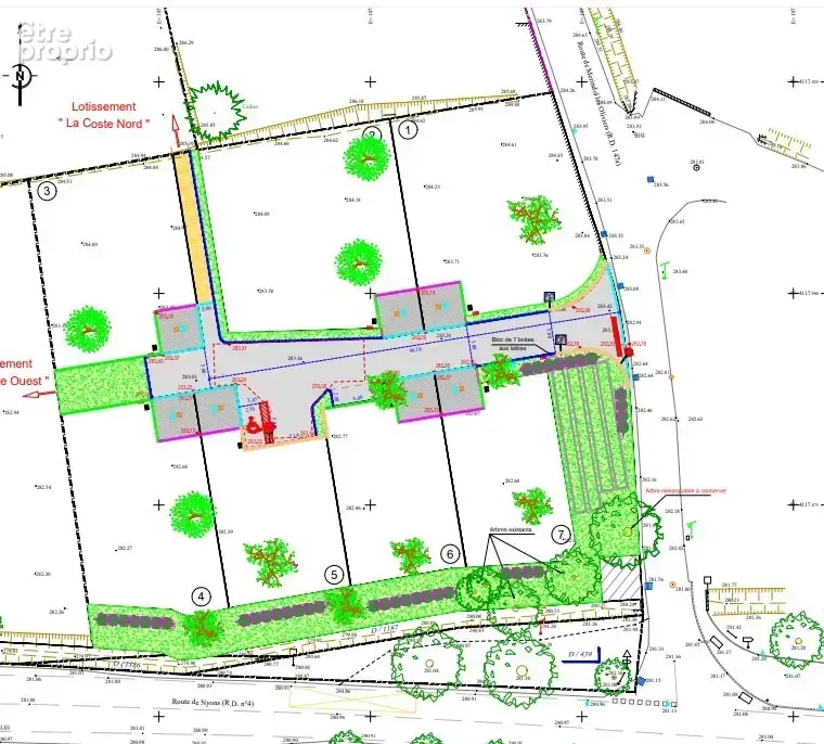 Terrain 400 m² à vendre à Mollans-Sur-Ouveze (26170) - photo 1