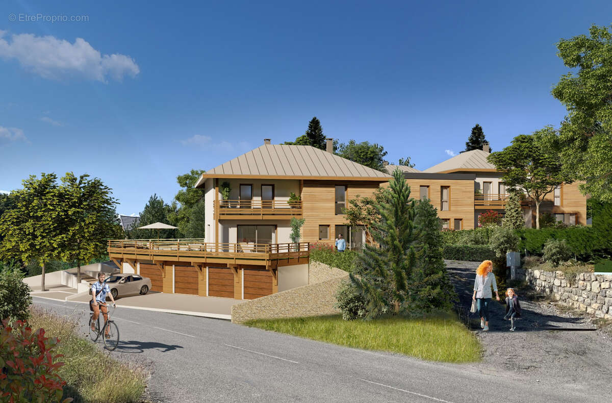 Appartement à vendre 4 pièces ,vue  Lac et Montagnes sur SAVINES LE LAC (05) , Dans une résidence en construction style villa  p - photo 5