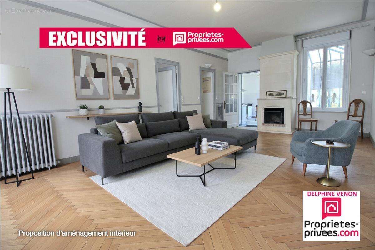 Exclusivité - Maison de ville dans l'hyper centre  de Chateauneuf  sur Loire avec garage et  terrain de 500 m² - photo 2