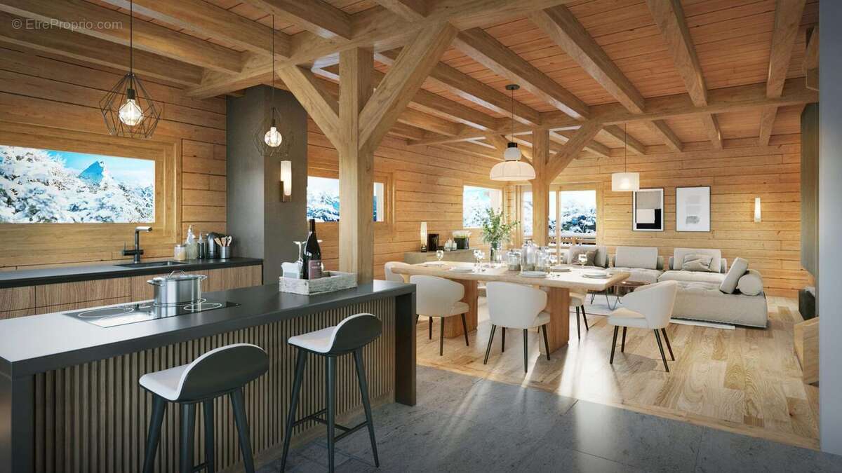 CHALET A_INTERIOR-3000px - Maison à COMBLOUX