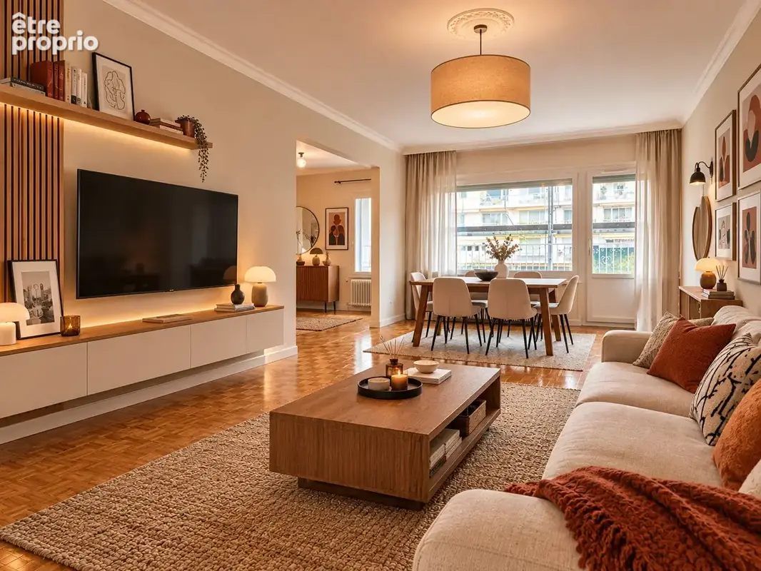 Quartier d'Albigny, T2/3 de 71,5m² avec grand balcon - photo 1