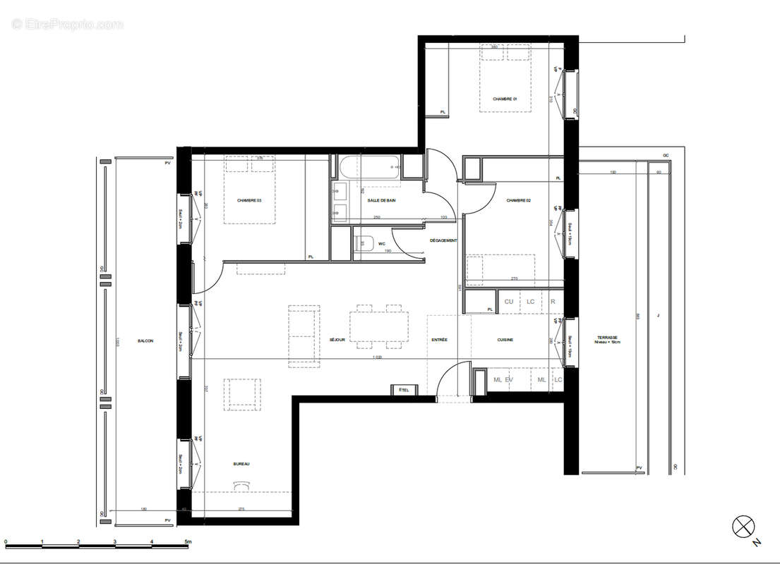 Appartement à TOULOUSE