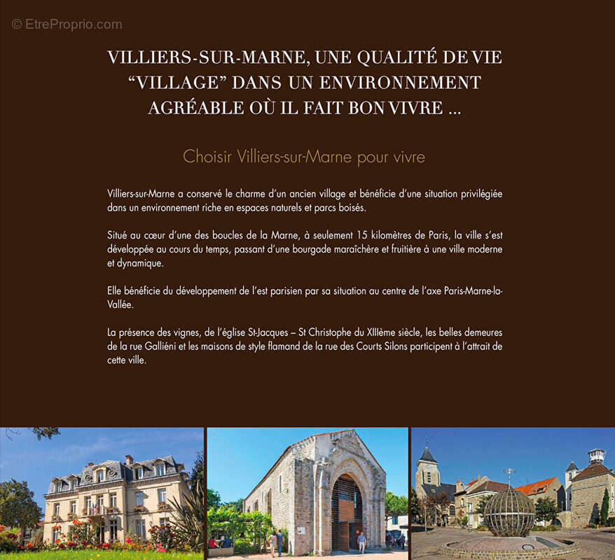 Appartement à VILLIERS-SUR-MARNE