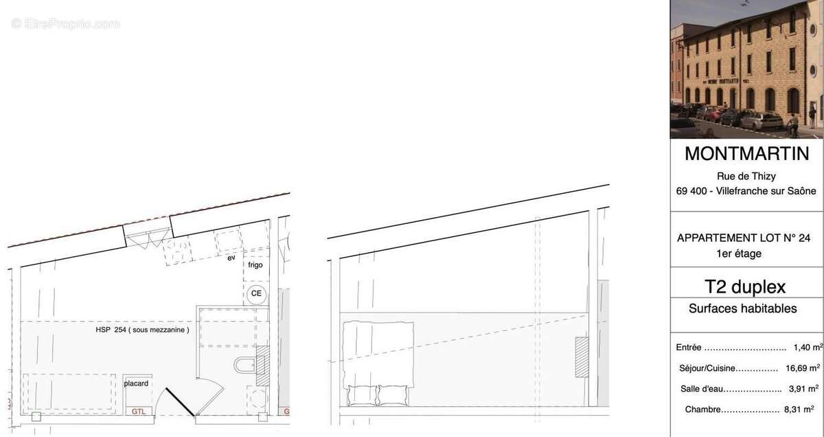 Appartement à VILLEFRANCHE-SUR-SAONE