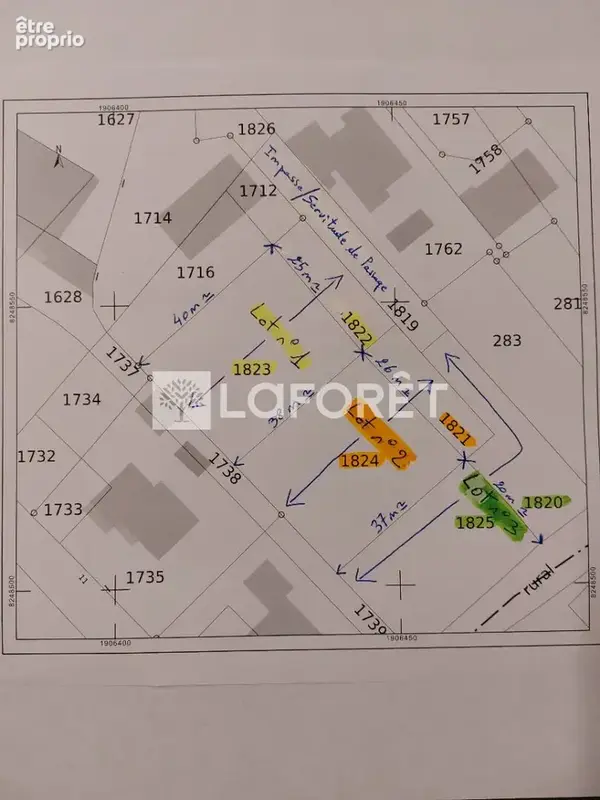 SOUS COMPROMIS !!! Dernier Terrain constructible Lot n°2  1 000  m2 - photo 6