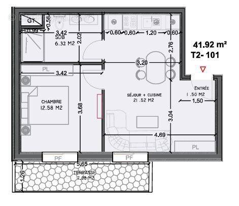 Appartement à MORSANG-SUR-ORGE