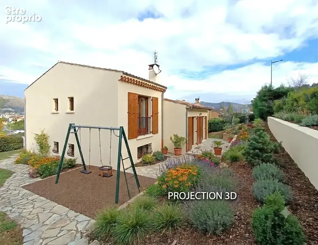 Projection extérieur arrière de la maison