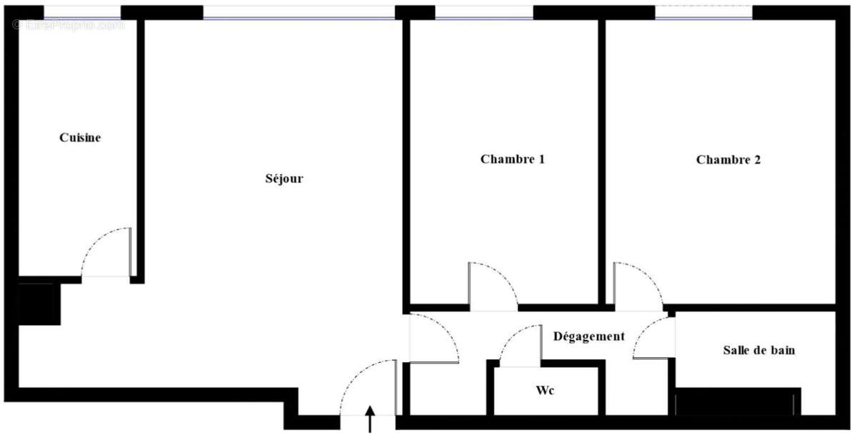 Appartement à PARIS-19E