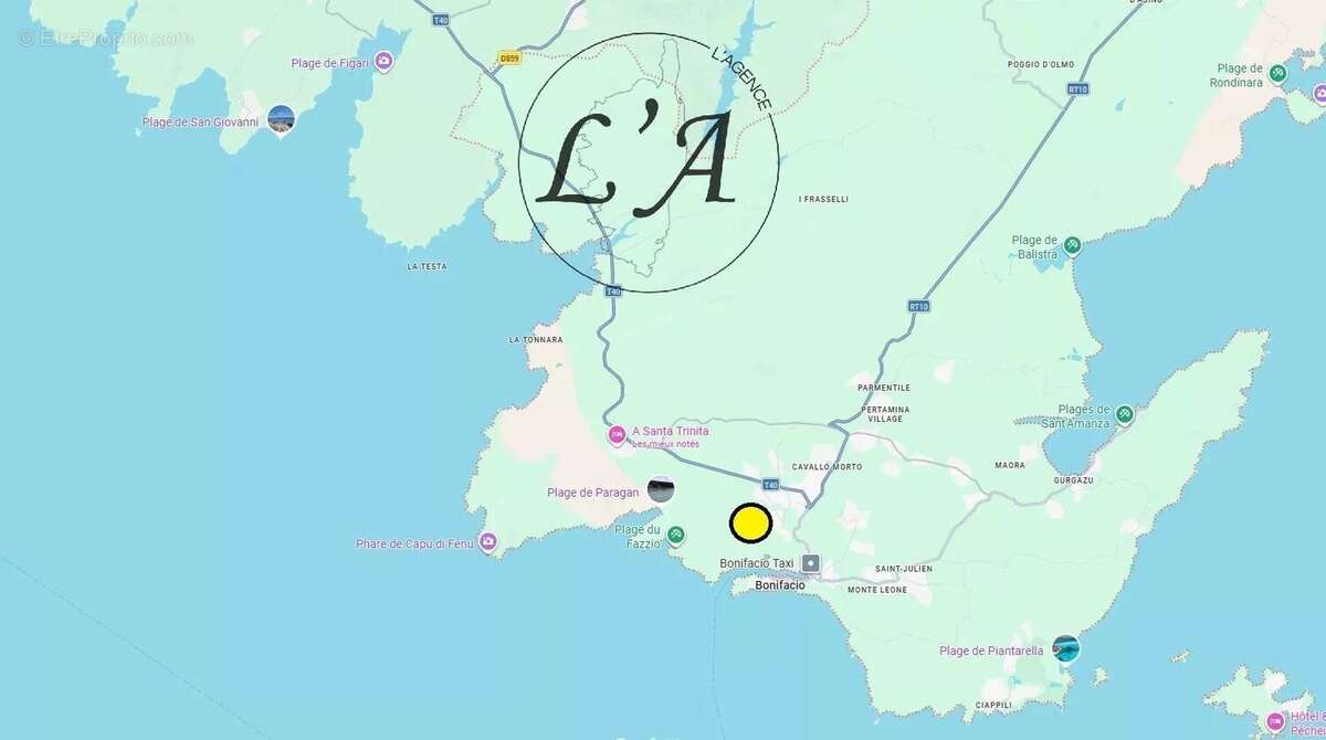 Terrain à BONIFACIO
