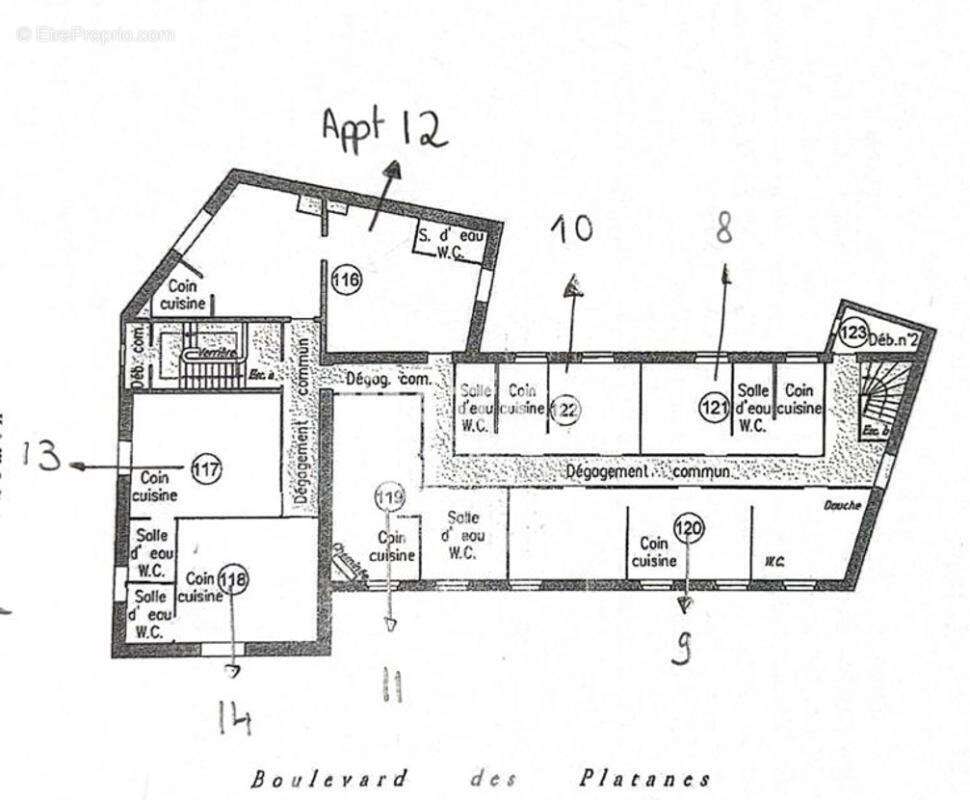 Appartement à NAZELLES-NEGRON