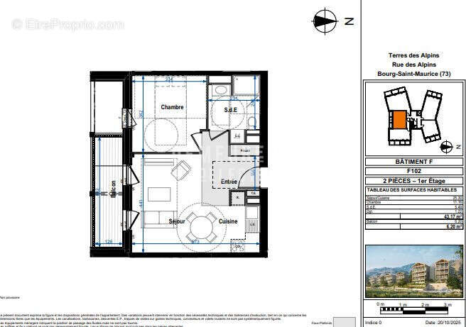 Appartement à BOURG-SAINT-MAURICE