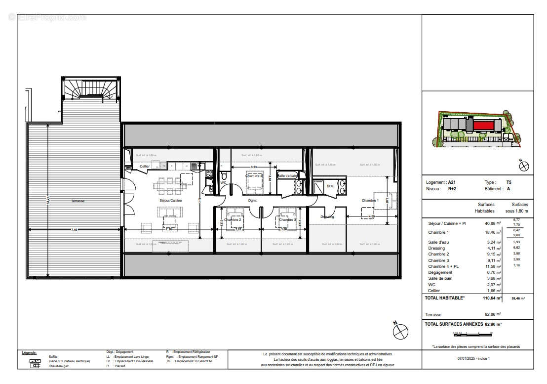 Appartement à MONTRABE