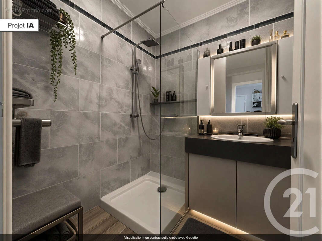 Appartement 61 m² à Saint-Genis-Laval  - photo 10