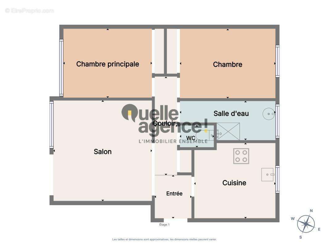Appartement 2 chambres avec garage – Dernier étage – Quartier Saint-Pierre - photo 2