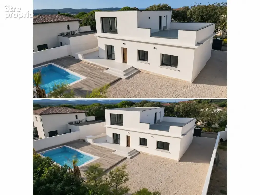 Balaruc-les-bains  villa contemporaine avec piscine & vue étang de thau - photo 2