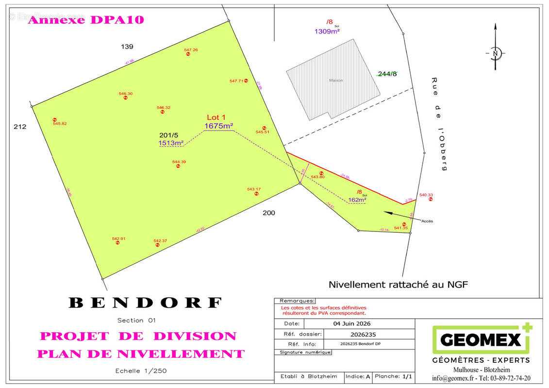 Terrain à BENDORF