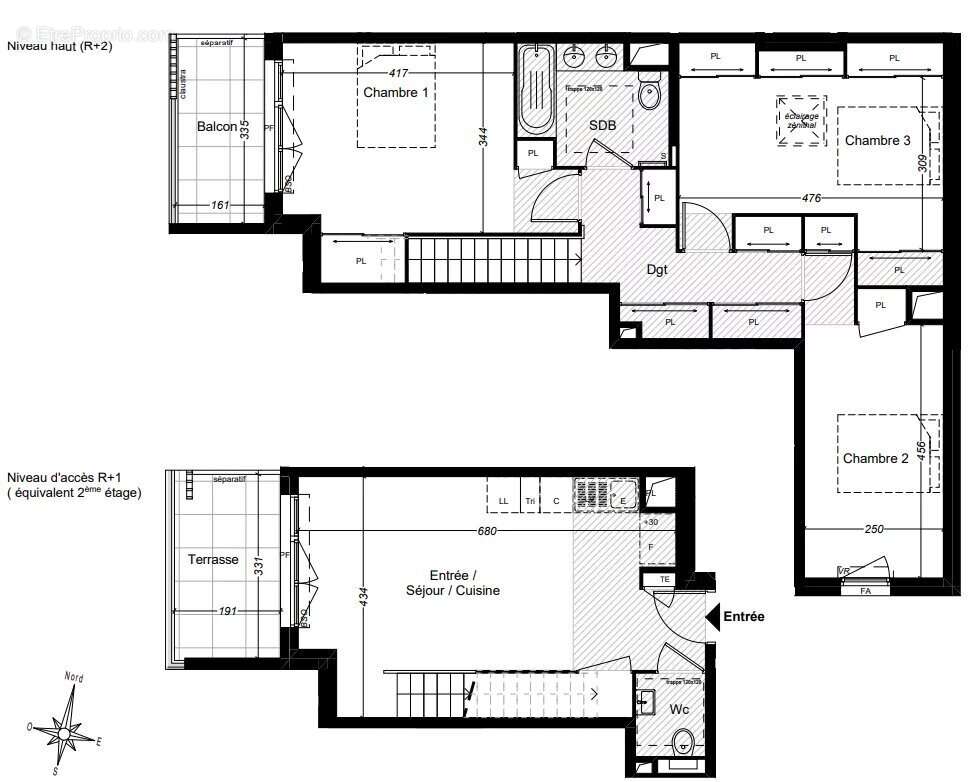 Appartement à SAINT-LAURENT-DU-VAR