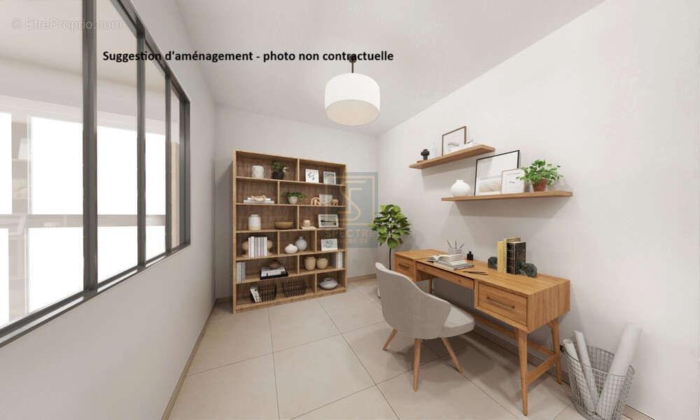 T3 avec bureau et avec jardin - photo 12