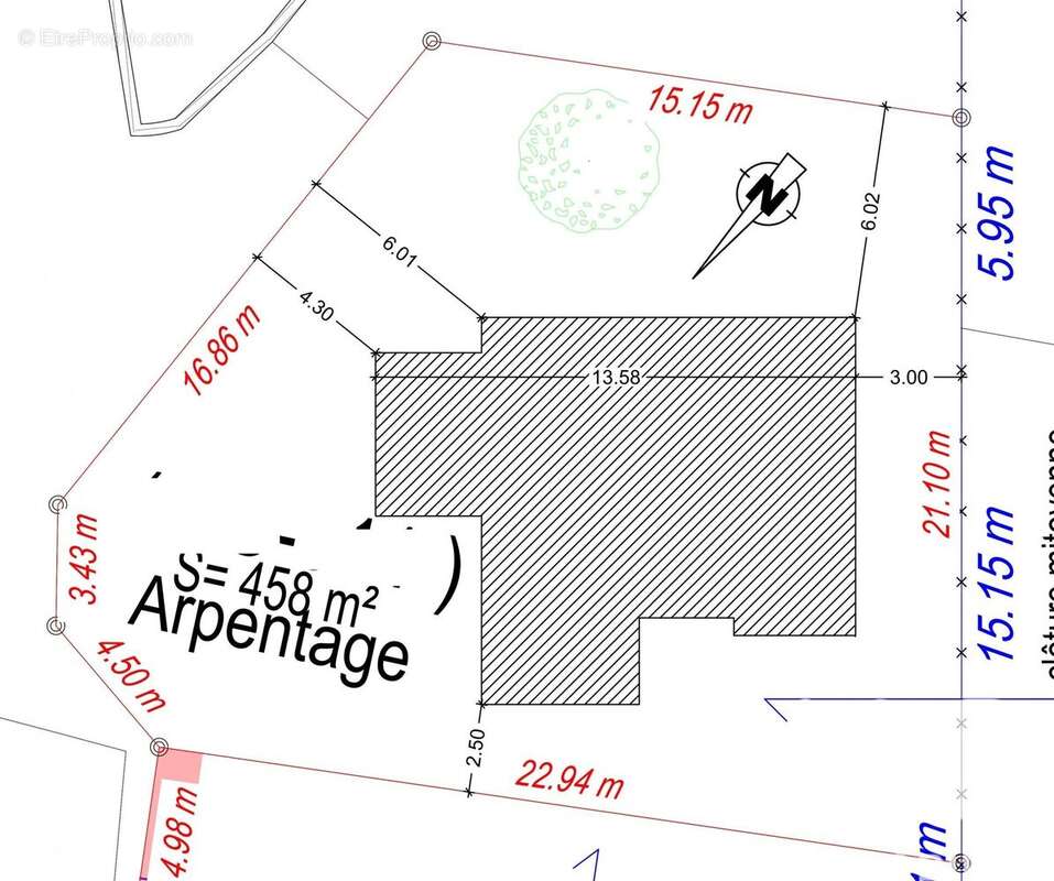 Terrain 458 m² à Avrille  - photo 5