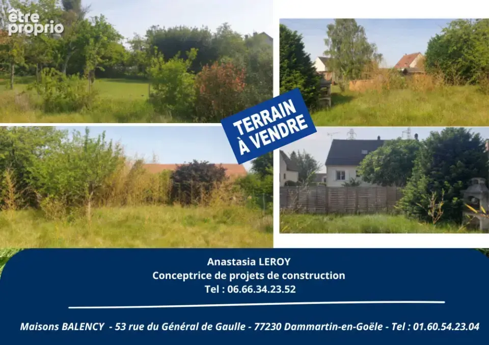Terrain à ANNET-SUR-MARNE