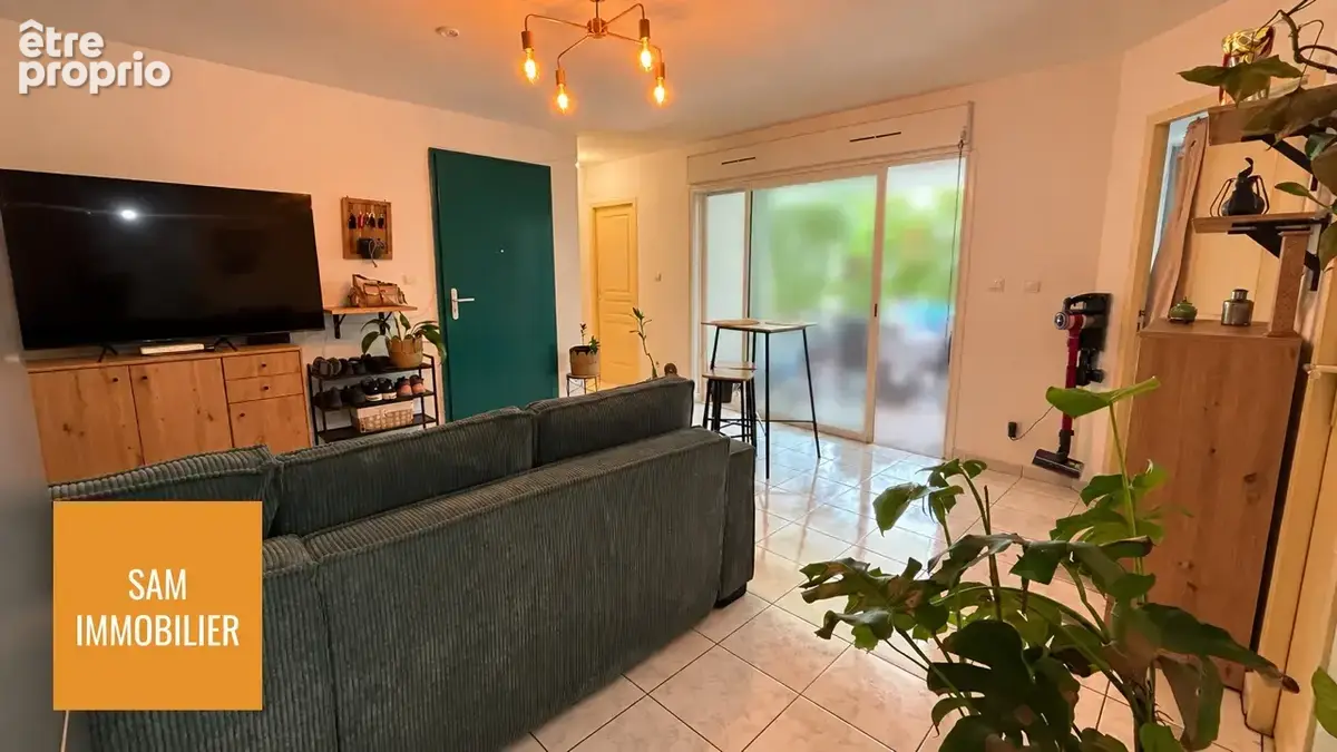 Appartement T3 en rez-de-jardin avec jardin privatif de 58m2 et 2 places de parkings - photo 2