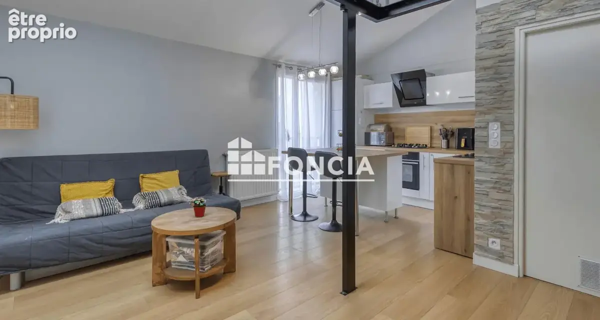 Crolles – t4 duplex atypique avec jardin de 90 m² – vue dent de crolles - photo 2