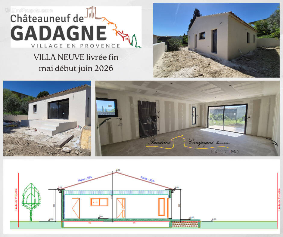 Maison à CHATEAUNEUF-DE-GADAGNE