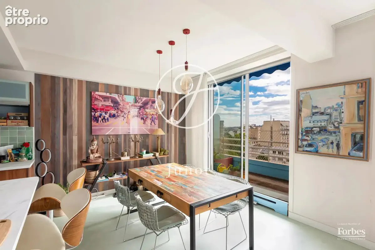 Paris 16e - MONTMORENCY / JASMIN - Appartement - 4 pièces - 113,46m² Carrez - 2 chambres - Balcon - Vue ciel - photo 3