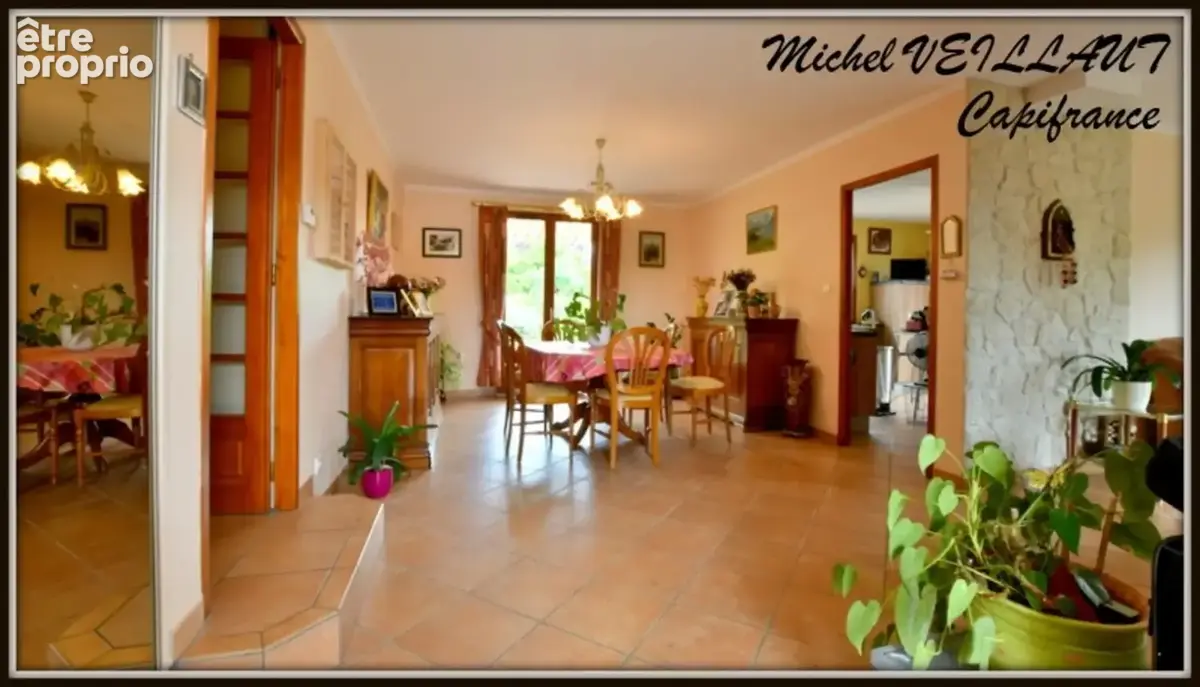 Maison à vendre plain-pied 5 pièces TOULON SUR ALLIER (03), 4 chambres, garage, terrain 1315 m² arboré - photo 4
