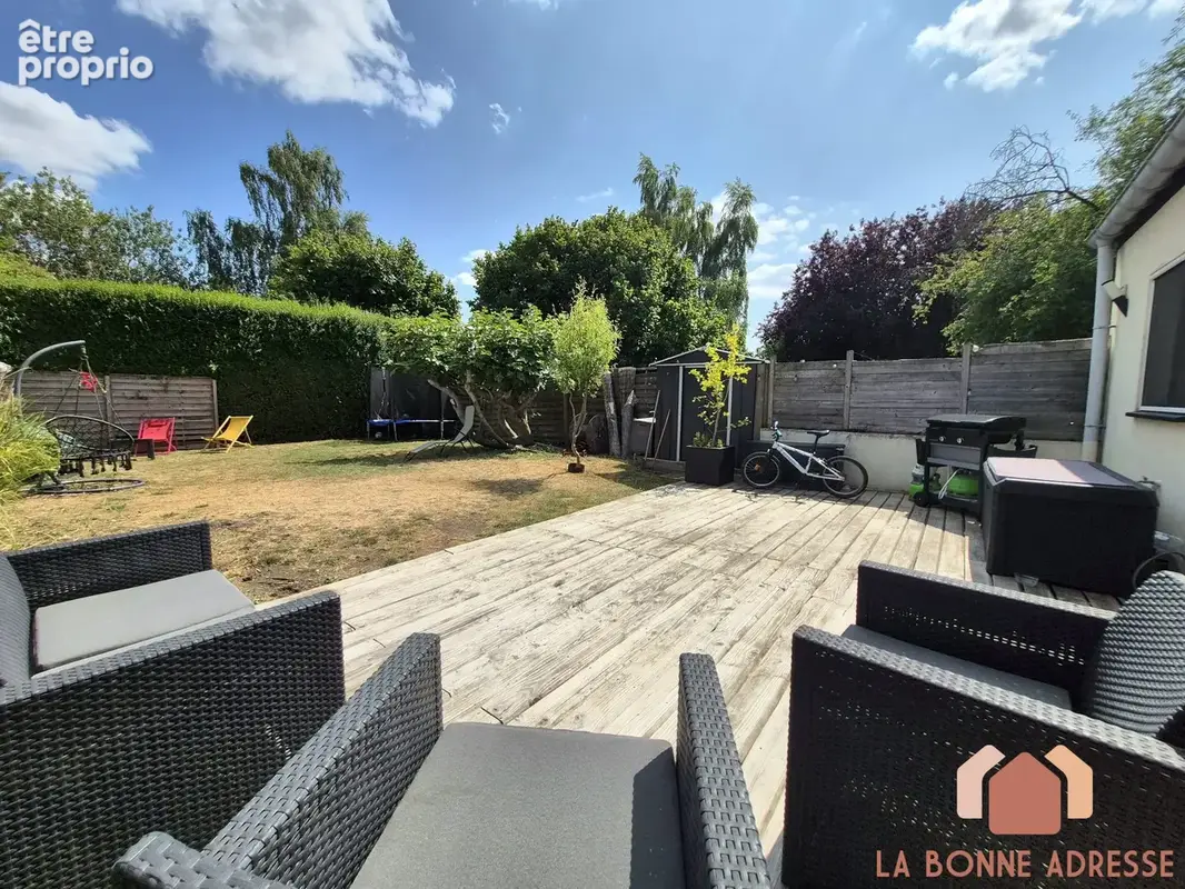 Terrasse extérieur vue jardin