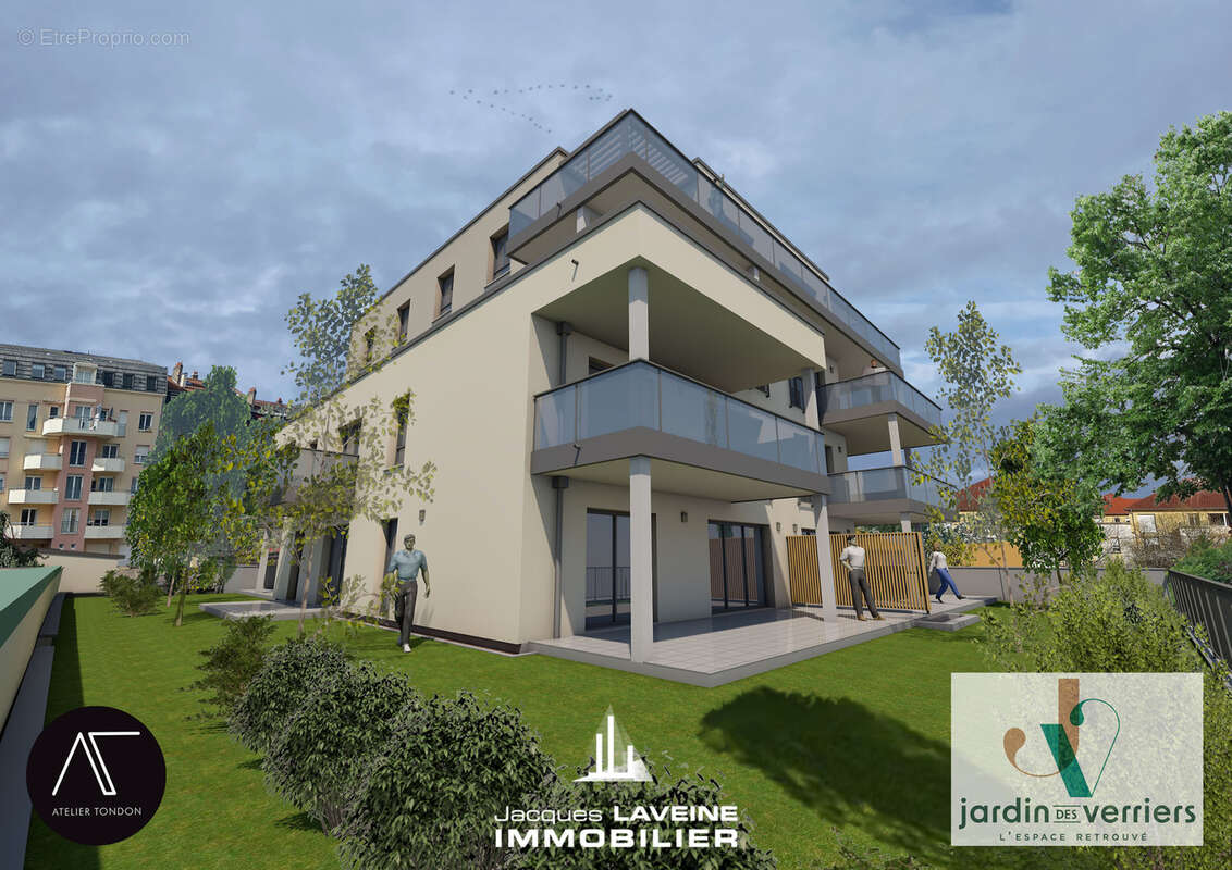 Metz-sablon appartement 3 pieces neuf terrasse jardin - photo 6