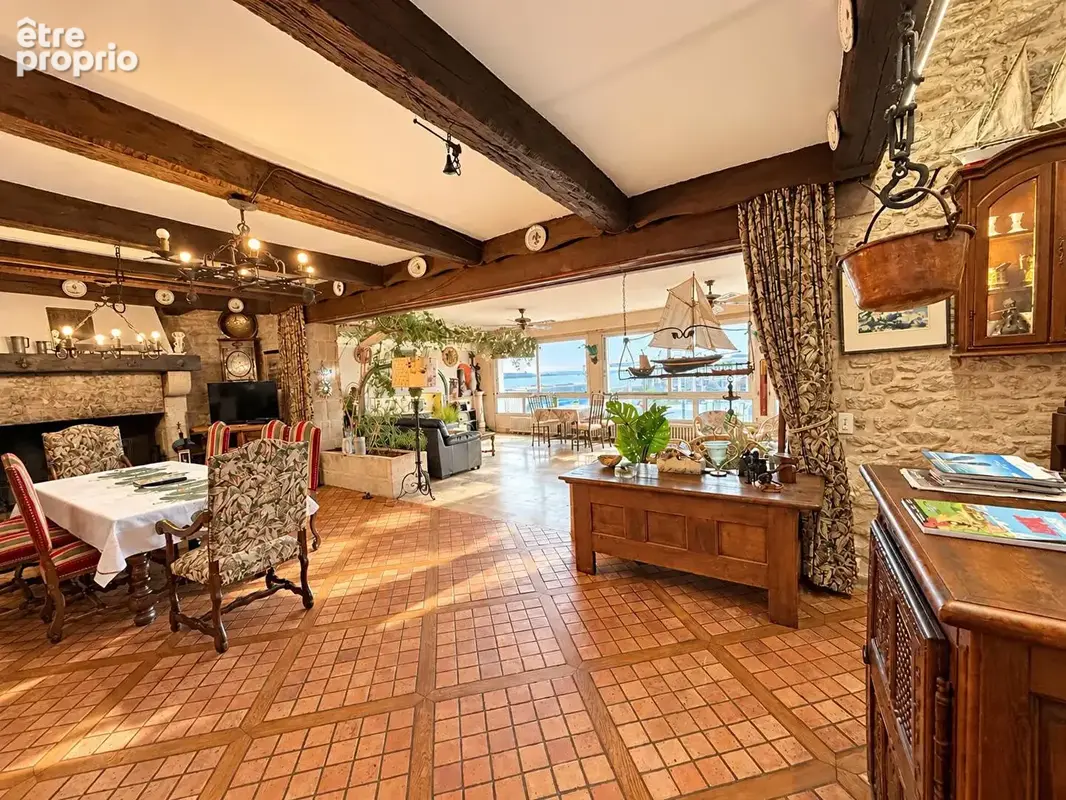 Au coeur de Port Maria, appartement d'exception 200m2 , 4 chambres, vue mer panoramique face à l'océan et à Belle-Île - photo 9