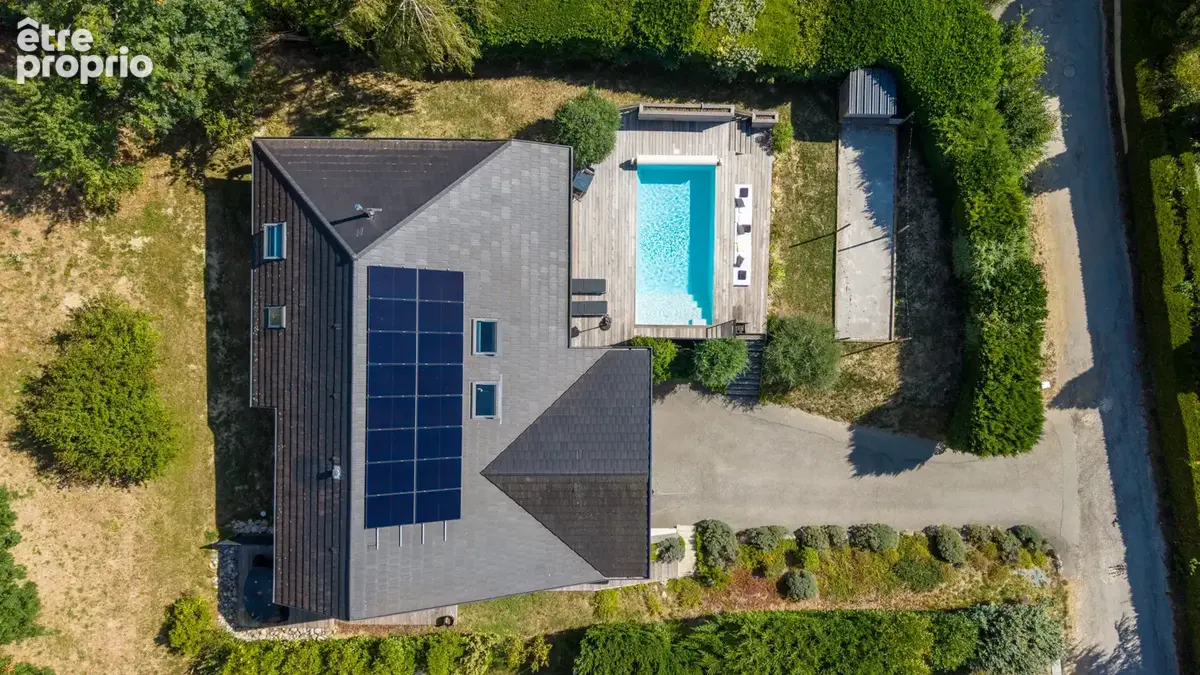 Hauteurs AIX LES BAINS - Villa familiale : panoramique sur le lac - piscine et jardin - photo 4