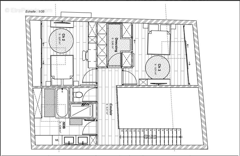 Duplexe F5 Algrange avec jardin  - 110m² - photo 8