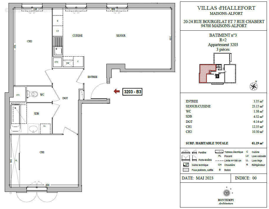 Appartement à MAISONS-ALFORT