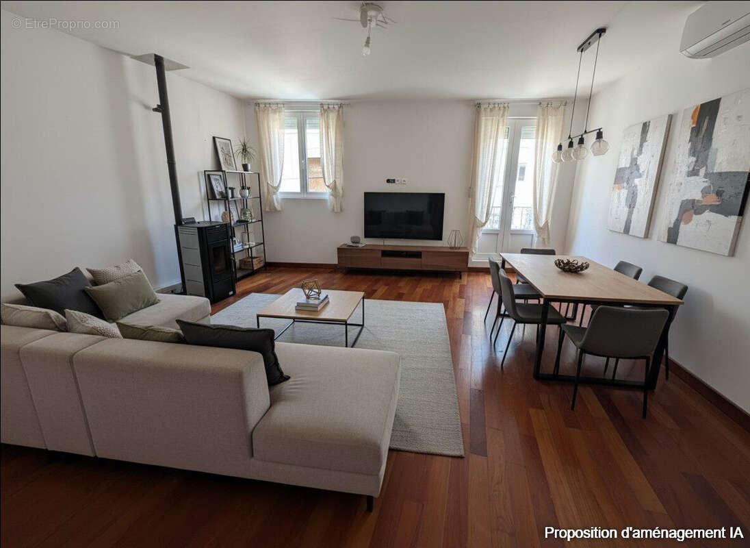 Salon Proposition d'aménagement - Maison à VIAS