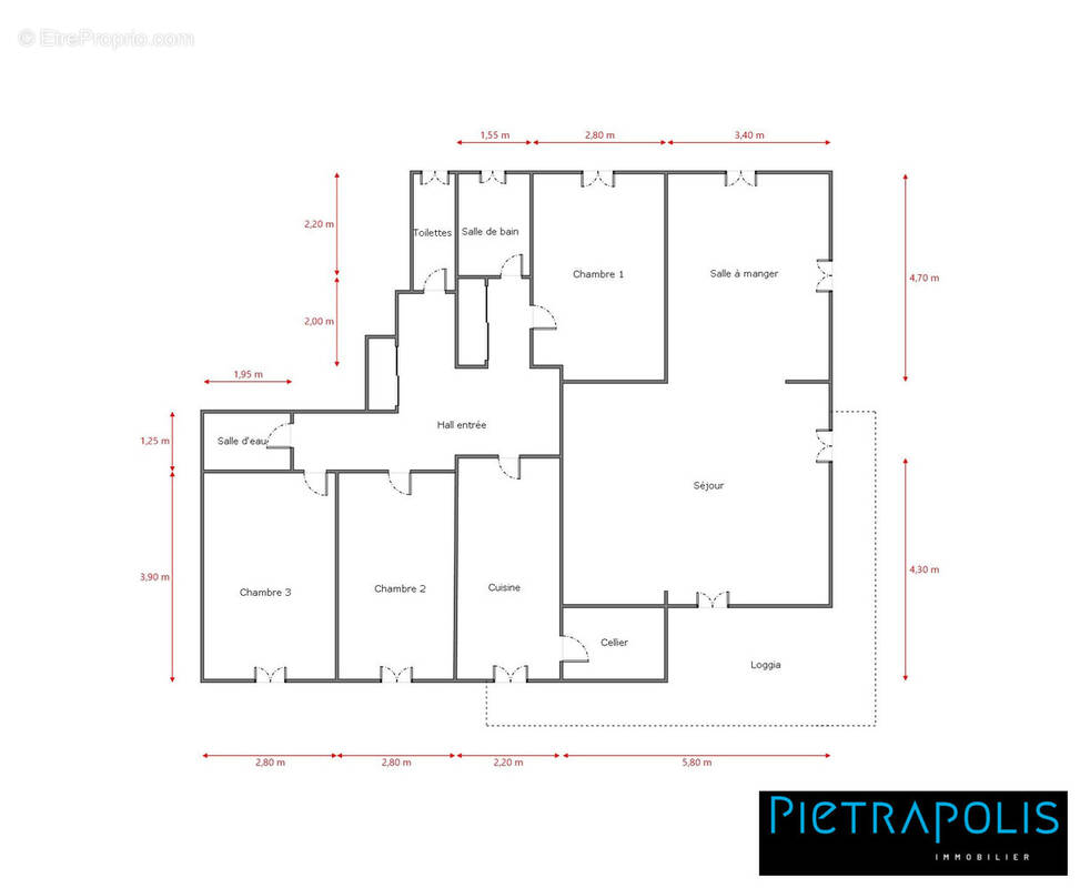 Appartement à TASSIN-LA-DEMI-LUNE