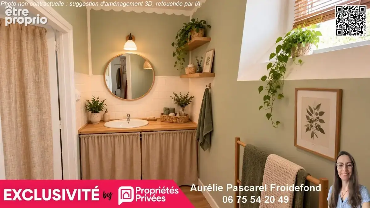 98 990 euros - voutezac (19130) - maison de village t4 d'environ 72m2, 3 chambres, avec cave et terrasse sur terrain de 205m² - photo 17