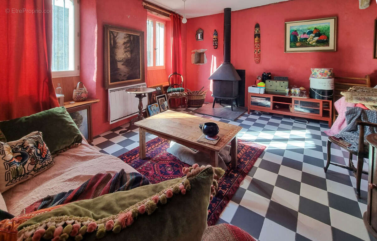 salon - Maison à MIREPOIX