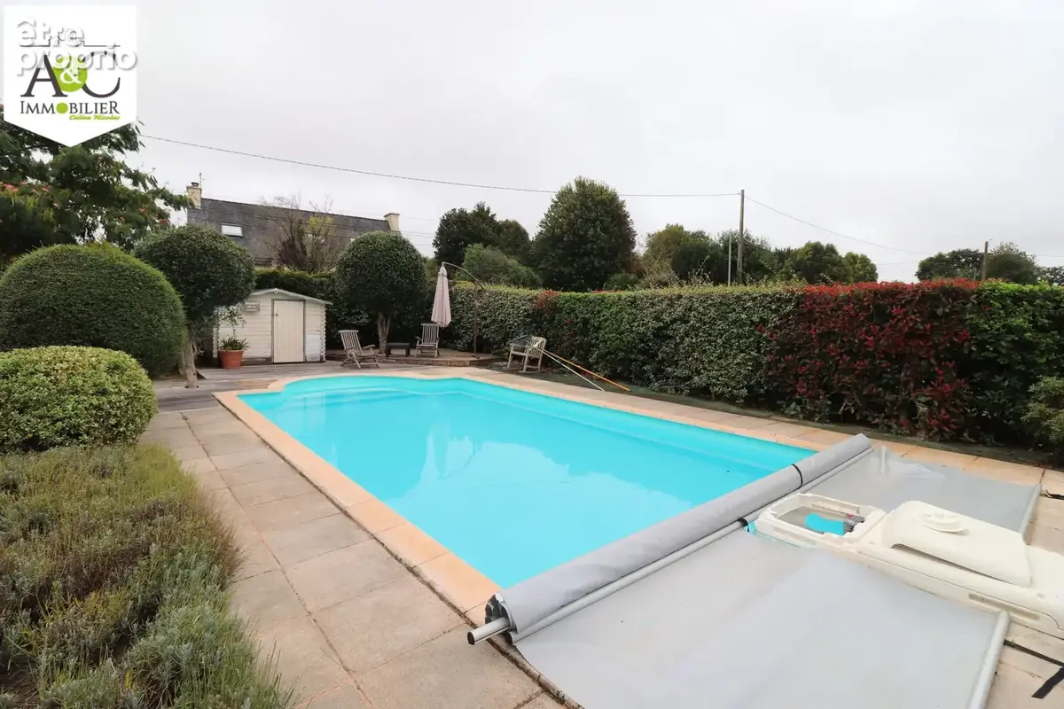 Pont-scorff maison de plain-pied sur 100m2 de terrain avec piscine - photo 3