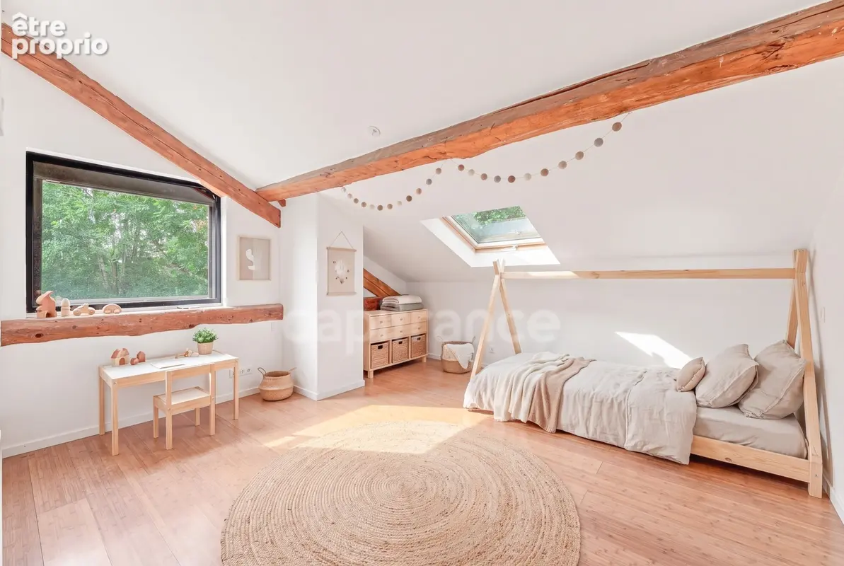 PRÉVESSIN-MOËNS – Ancienne forge du XIXᵉ transformée en loft – 187 m² – 3 chambres – Jardin - photo 7