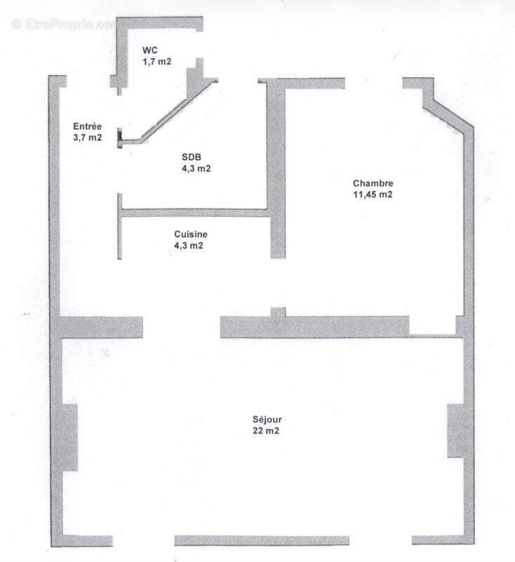 Appartement à PARIS-14E