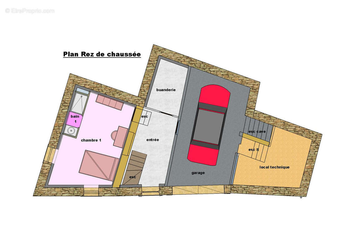 Grange en pierres à aménager avec terrasse - photo 8