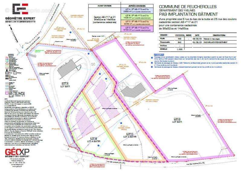 Terrain à FEUCHEROLLES
